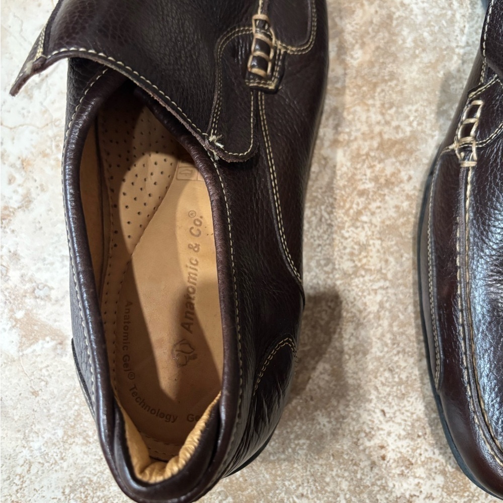 Anatomic shoes Men's Brown Leather Loafers - Picture 2 of 5